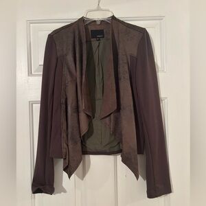 Edyson brown suede jacket! Size XS
